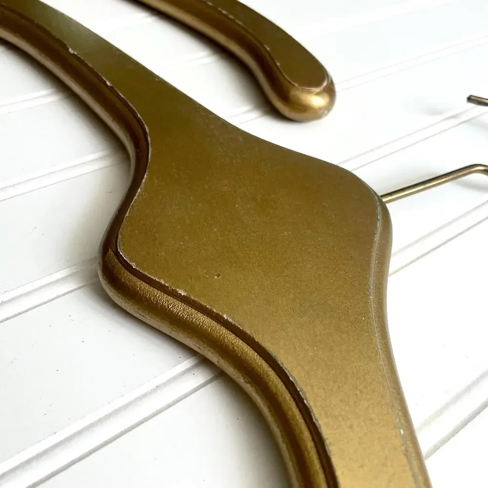 Vintage Wood Hanger Florentine Hollywood Regency Gold Wedding Dress Prop CHOICE